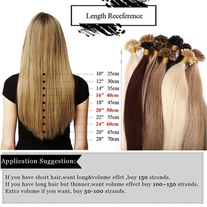 U Tip Hair Extensions 