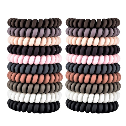 30Pcs Spiral Hair Ties 