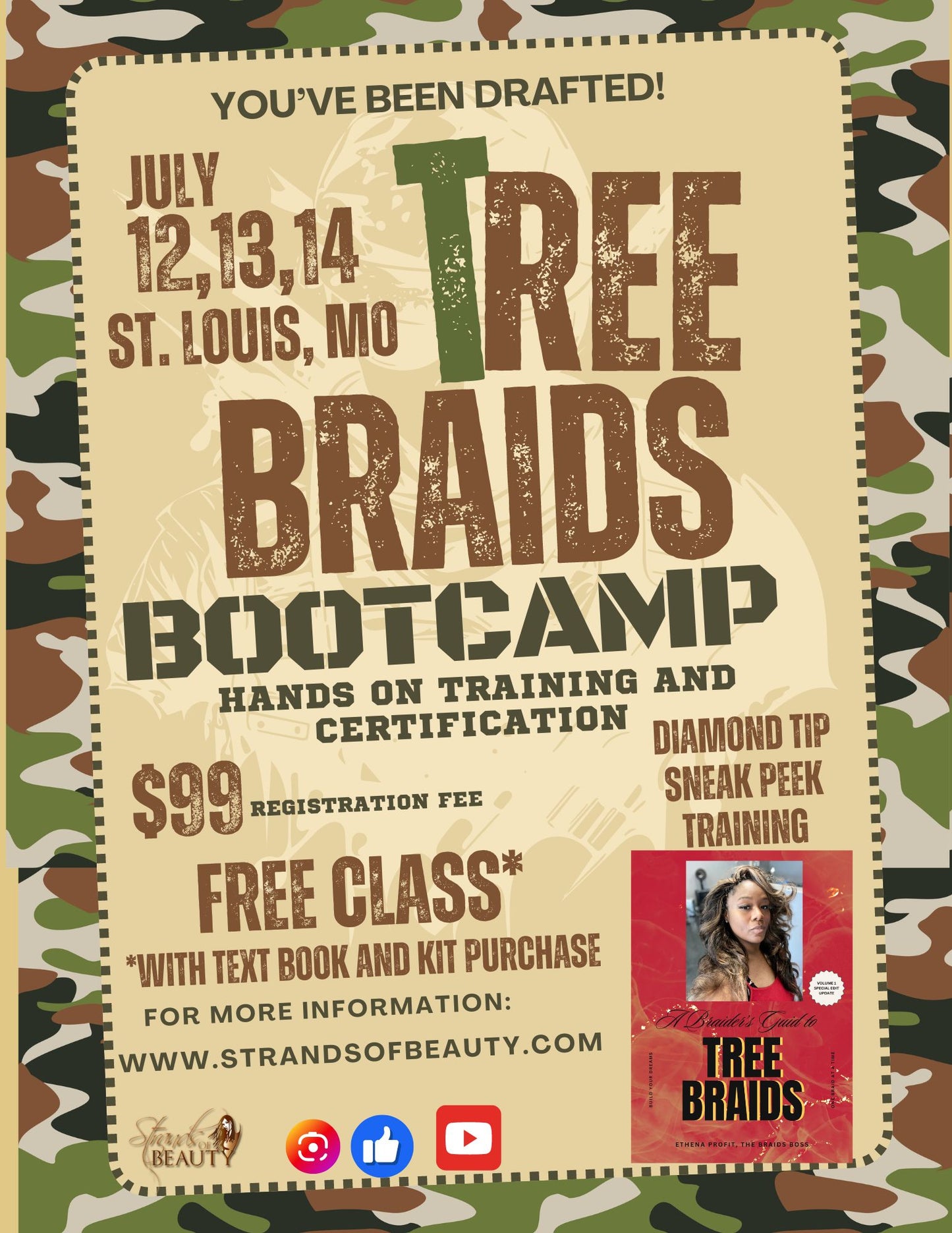 Tree Braid Boot Camp Registration - St. Louis MO